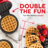 DASH Mini Waffle Maker (2 Pack) for Individual Waffles Hash Browns, Keto Chaffles with Easy to Clean, Non-Stick Surfaces, 4 Inch, Red by DASH