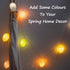 6.5ft 10 YOLIGHT Easter Decorations Egg Lights Fairy Light Battery Operated with Timer, LED Easter Lights String