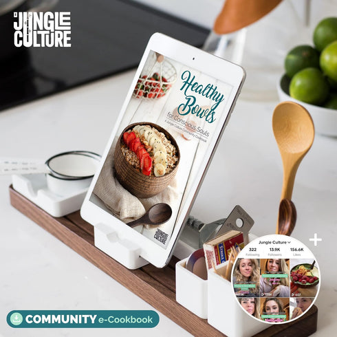 Jungle Culture 2 Polished Coconut Bowl Set with Wooden Spoons & Bamboo Straws, Eco-Friendly Vegan Gifts
