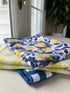 Summer 16x24 Inches (Set 3) Cerise Lemon Kitchen Towels - Premium Quick Dry Microfiber Cloth Spring & Dish Towels
