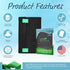 Breathe Naturally Universal Cut to Fit Carbon Activated Air Filter - Replacement Charcoal Filters Made in USA
