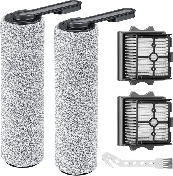 S5 Combo Brush Roller Replacement Parts for Floor ONE S5 Combo Cordless Wet Dry Vacuum Cleaner, 2 Pack