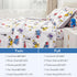 Sets Set 7 Viviland Kids Full Bedding for Boys, Girls Soft Full Comforter with Sheets, Pieces Microfiber Bed in a Bag