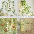 23FT 73 Ivy Vine String Lights, LED Lighted Garland with Green Leaves, USB & Battery Powered, Room Wall, Dorm, Bedroom