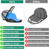 Hat Washer for Dishwasher Washing Machine, Hat Cleaner Protector Holder for Curved Caps with Mesh Bag, Foldable Cap Washer Frame Cage Universal Adult Kids Basketball Cap, Black, 2 Pack