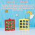 Hicarer Tic Tac Toe Keychain for Kids - Party Favors for Mini Backpack Clip, 8 Pcs (Red, Blue, Yellow, Purple)