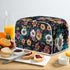 Flower 2 Slice Bread Maker Cover, Dustproof Toaster Cover for Standard Size Kitchen Appliances