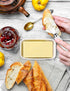 AISBUGUR 2 Pack Stainless Steel Butter Spreader Knife with Holes, Multifunction Kitchen Knife with White Handle