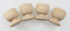 efo Wooden Egg Cups | Boiled Egg Holder | Easter Decor | Arts and Crafts DIY Unfinished Wood | Egg Cup Set of 4