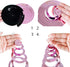 30Ct Minnie Hanging Swirl Decorations - Ceiling Streamers for Mouse Birthday Party, Glitter Pink, Black Decor