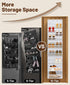 12 Closet 24 MISSLO Tier Over the Door Shoe Organizer Large Capacity Hanging Shoe Rack for Storage Narrow Sneaker