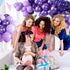 ZizasAry 136-Pack Metallic Purple & Lavender Lilac Balloon Garland Kit - Chrome Purple, Dark/Light Purple Balloons