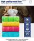 MEMRUI Multicolor Fingertip Towels for Bathroom, Kid's Face Towels, 10 x 18 Inches, 4 Pcs