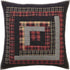 VHC Brands Rustic & Lodge Euro Sham 26x26, Chili Pepper Red Quilted Bedding Accessory