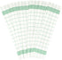 Cotton Green Tea Towels - 6 Pack, 30"x20", 100% Cotton Checkered Kitchen