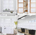 Windimiley Window Privacy Film, Moroccan Lattice Frosted Glass Clings, UV Sun Blocking, 17.5X78.7in, White