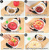 SCHVUBENR 3.5 Inch Apple Slicer with 12 Sharp Blades | Professional Stainless Steel Apple Cutter and Corer