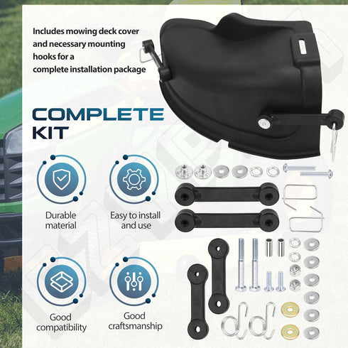 EZYPAK 960120040 532187298 187298 54" RZ5424 LGT2654 YTH24V54 YTH24V48 Mulch Plate Cover Hooks Kit Compatible