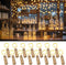 Etinga Dual Battery Pack LED Bottle Lights, 6.6ft 20led Double The Lighting Time,