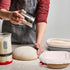 Set, KneadAce Cotton Rope Banneton Bread Proofing Basket Oval & Round Bread Baskets with Liners & Covers for Artisan