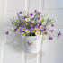 12 Pack 17 Inch Summer LLZLL Spring Decorations for Home Purple Spring Flowers Artificial Spring Floral Stems