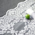 12"70") SUTAVIA Lace Patio Table Runner Embroidered Dresser Scarf, Classic Rectangular Macrame Tablerunner,for Kitchen