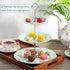 3-Tier BTaT- Porcelain Dessert Tower, Green Afternoon Tea Stand, Sandwich & Plate Stand