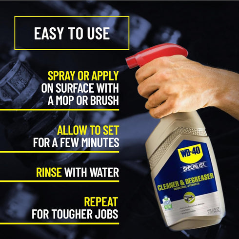 WD-40 32 OZ Specialist Cleaner & Degreaser, Multi-Surface Cleaning Solution, Great for cleaning grills and grill parts
