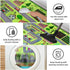 JinKune 60'' 84' Large Kids Carpet Play Mat Rug for Playroom, x Car Rugs Mat for Kids Toy Cars, City Life with Road