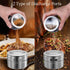 12pcs 94 Upgrade Magnetic Spice Jars with Wall Mounted,Stainless Steel Spice Tins with Lid and Small Holes for Sprinkle
