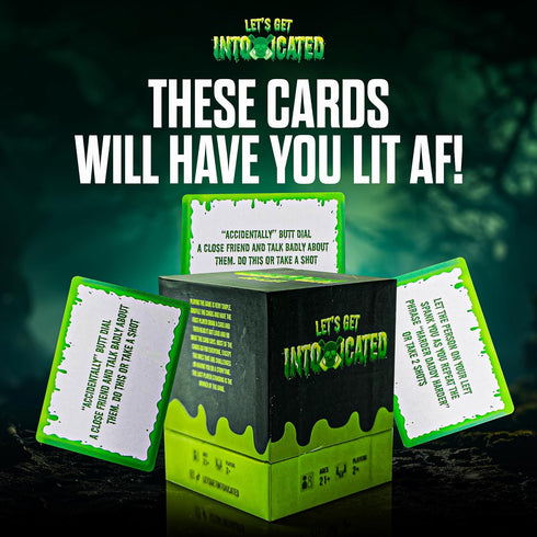 Let's Get Intoxicated 150 21+ Card Adult Drinking Game for Game Night, Parties, & Friends | Wild Dares, Confessions