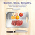 ADIVO 100% (15.3x11) Pure Titanium Cutting Board for Kitchen, Double-Sided Titanium Cutting Board with Juice Groove