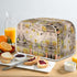 Autumn Music Note Toaster Covers 4 Slice, Decorative Covers for Small Kitchen Appliance, Reversible Bread Maker