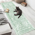 Vaukki Hallway Runner Rug, Vintage Shaggy Soft Laundry Runner, Non Slip Entryway Mat, Washable Farmhouse Kitchen Carpet