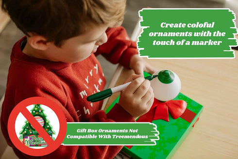 The Treemendous Ornament Decorator, Gift Box Ornament Decorator - 6 Count Variety Refill (Not Compatible with Tree)