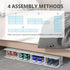 ZOINLIY Closet, Stackable Shoe Organizer for Small Shoe Rack for Entryway, Bedroom, Dorm Rooms, Free Standing Shoe