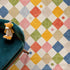 jinchan 2x3 Area Rug, Kids Entryway Washable Indoor Doormat, Colorful Trellis Kitchen Rug for Nursery Room