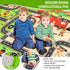 Mfmiudole 59"39.4" Kids Rug Play Mat for Toy Cars, Construction Site Road Traffic for Playroom Kids City Engineering