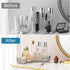 Corner Bathroom Countertop Organizer, 1 Tier Vanity Tray for Makeup, Perfume, Kitchen Spice Rack, Smoky Gray