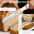 KNZIFPD 8 Inch, Wavy Edge Serrated Bread Knife Cuts Perfect Homemade Bread, Bagels, Cakes - Ultra Sharp Stainless Steel