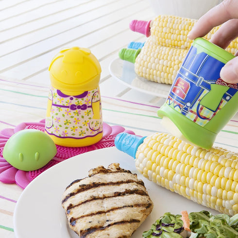 Talisman Designs Girl Keeper & Spreader | Fun & Functional in The Kitchen | Butter Girl for Corn on the Cob | Corn