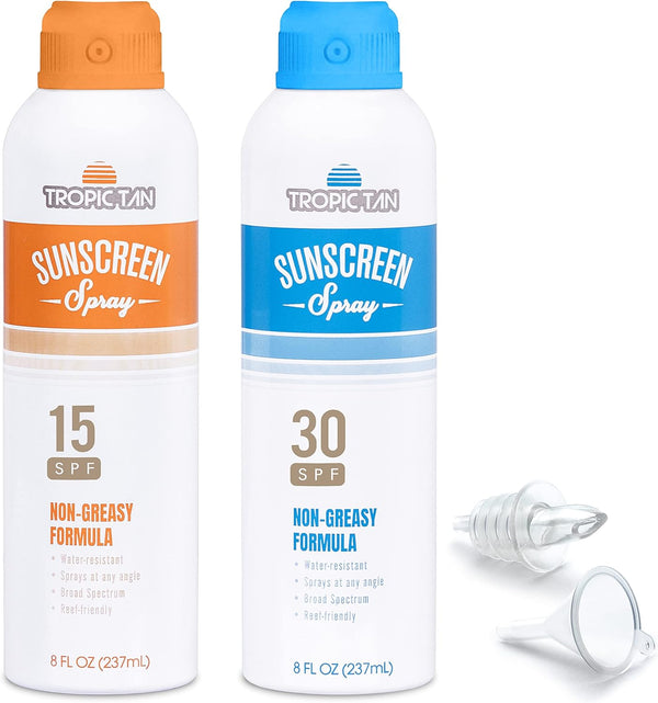 GoPong Aluminum Spray Bottle Sunscreen Flask(16 oz Total) - Hidden Alcohol Travel