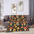 Knerova Cozy 50"X40" Mushroom Blanket Mushroom Decor Animal Throw Super Soft Plush Flannel Fleece Blanket Gift for Kids