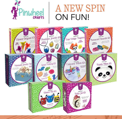 5+ 3-in-1 Set Pinwheel Crafts DIY Wooden Music Box Kit for Kids Age - Make Your Own Music Box Kit with Carousel