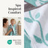 6-Piece 100% Set 2 2 2 Modern Threads Natural Vine Cotton Towel Yarn Dyed Jacquard Includes Bath Towels, Hand Towels