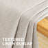 H.VERSAILTEX 96 Inch Long Linen Blackout Curtain for Bedroom/Living Room, Thermal Insulated Grommet Drapes, Heather