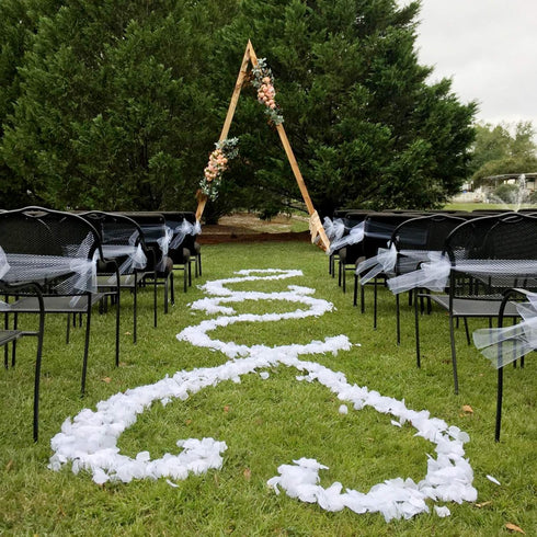 1000 Pcs White Artificial Silk Rose Petals for Wedding Party Decoration