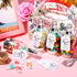 60 Set, Gerrii Pcs Silver Champagne Bottle Container Mini Champagne Candy Bottles Plastic DIY Favor Candy Jars