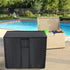 30 (23" 18" 22" inch) Kingling Deck Box Cover, Outdoor Storage Box Cover for Keter Gallon Deck Box Waterproof Outside