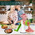 Cookies,Green(3 1, LHS Manual Meat Grinder, Heavy Duty Meat Mincer Sausage Stuffer,Hand Grinder with Stainless Steel